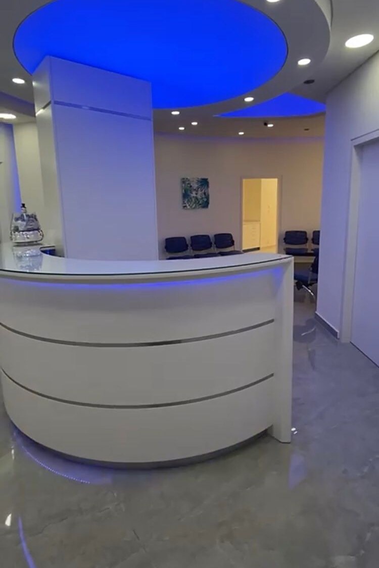Reception of Kazzi Clinic